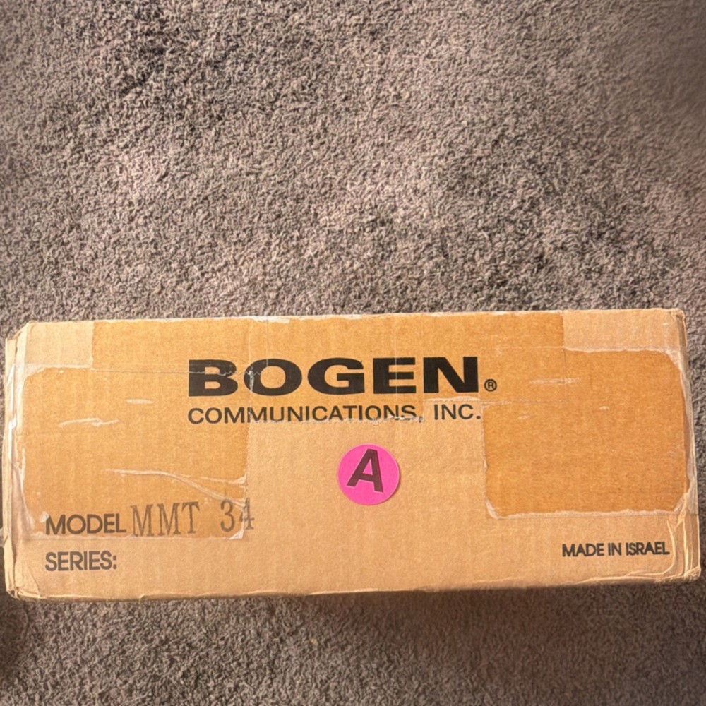 Bogen MMT34 Industrial Intercom Base Station