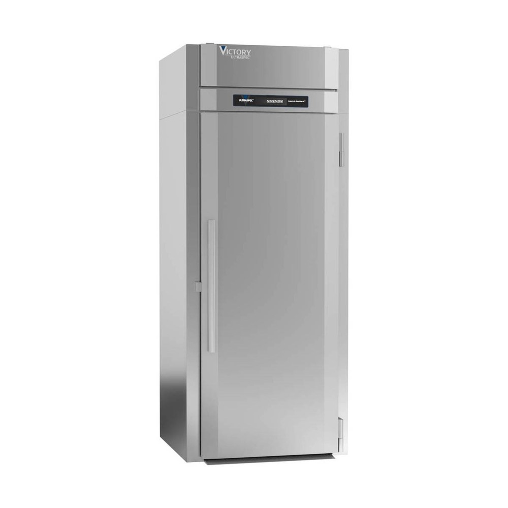 Victory RISA-1D-S1-PT-XH-HC 36" 1-Section Roll-Thru Refrigerator w/ 2 Solid D...