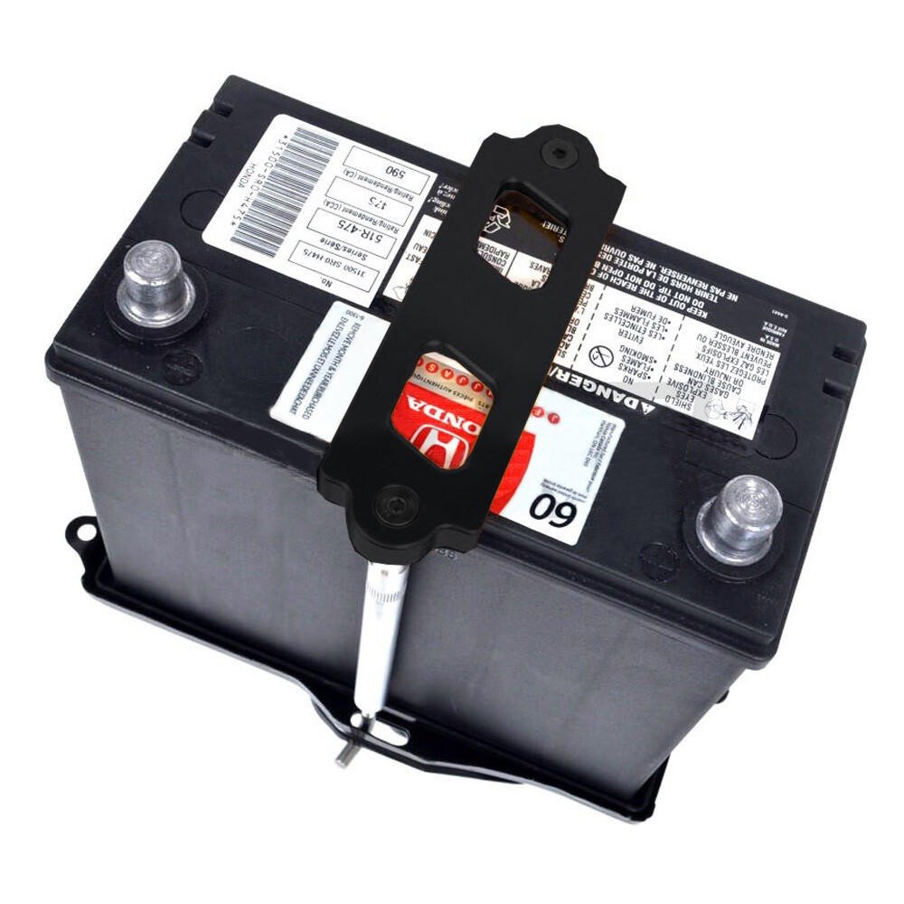 For Honda Civic Integra Battery Tie Down Hold Down Rod With Stainless Tray Hooks