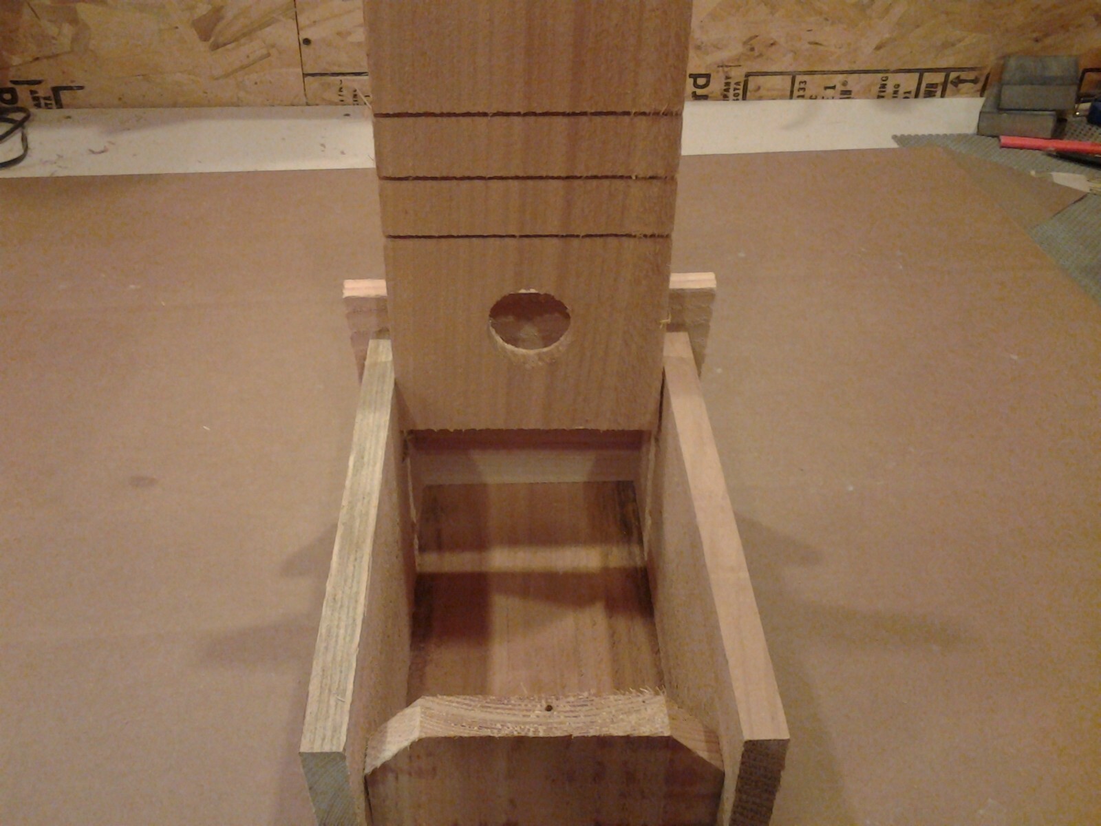 SET OF 4 BLUEBIRD CEDAR BIRD HOUSE NEW HANDMADE 5/8 CEDAR MADE IN USA