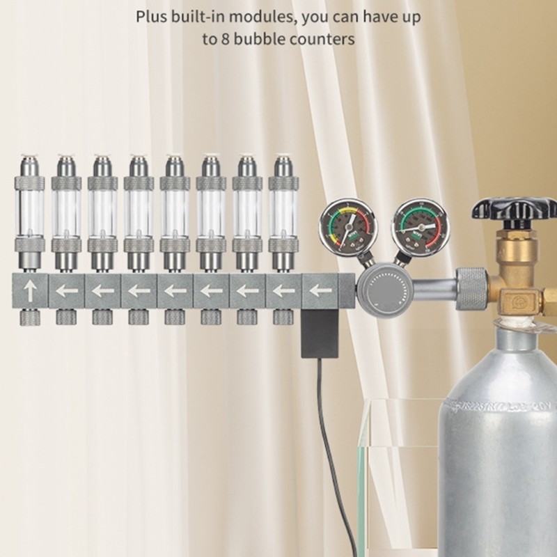 High Accuracy CO2 Gas Valves Diffuser System For Plant Environment Optimization
