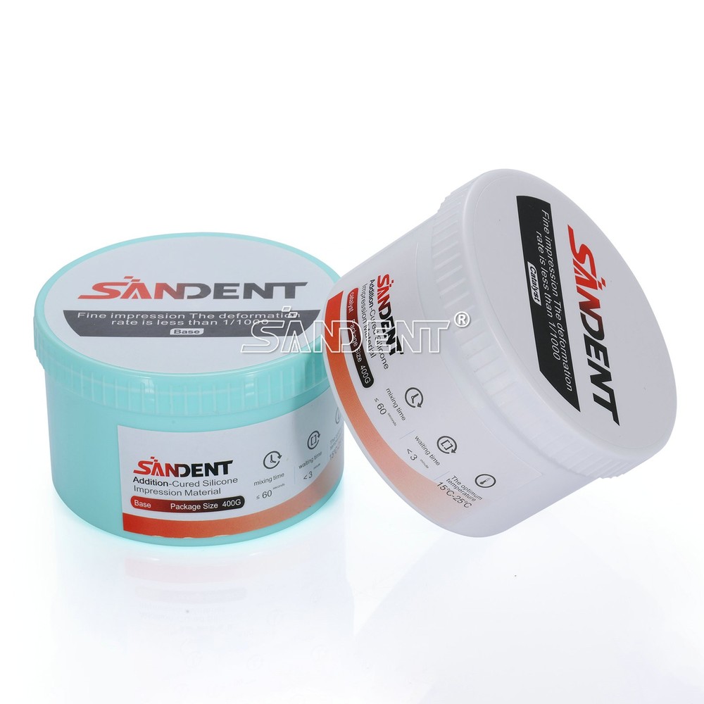 SANDENT Dental Impression Putty VPS Regular Set 2 Pack