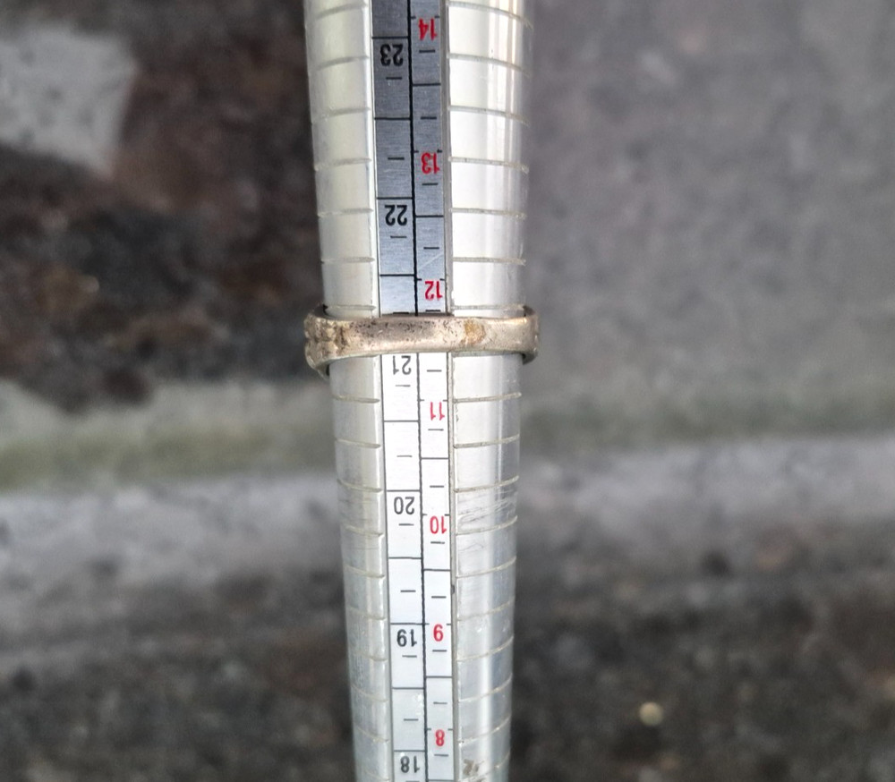 WW2 Army Military Patriotic Ring 925 Sterling Silver Size 11 3/4