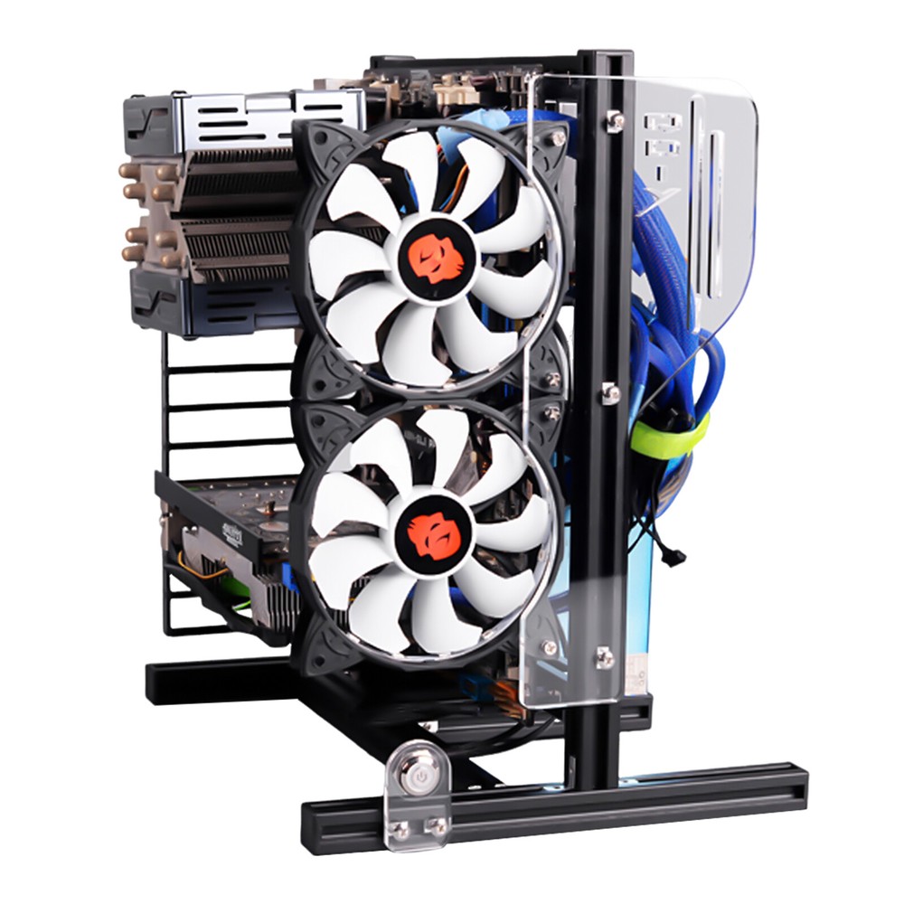 DIY PC Frame Vertical Test Bench Open Air Case Chassic Motherboard Frame Holder