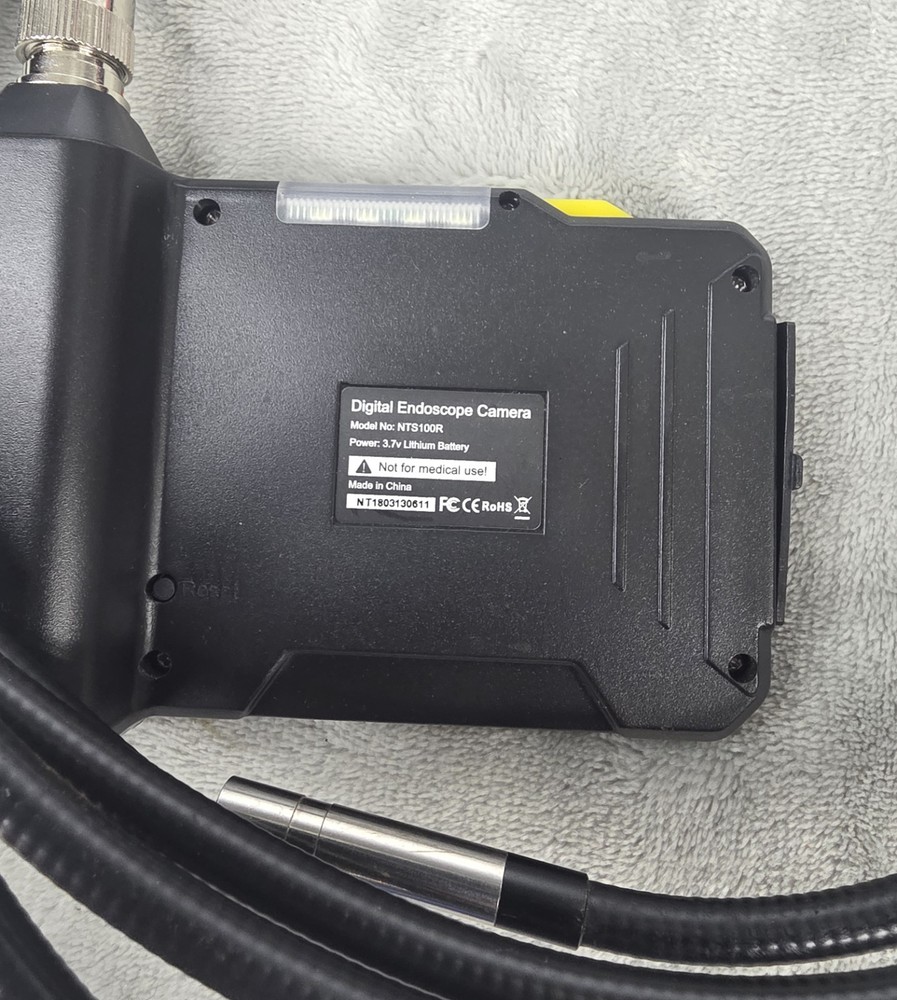 Digital Endoscope Camera 3.5" Screen Borescope Inspection Scope w/ Cable