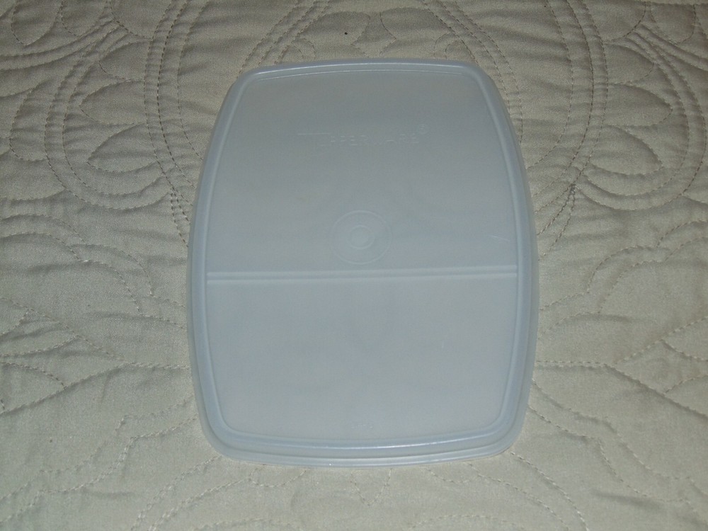 TUPPERWARE PACKETTE DIVIDED LUNCH CONTAINER REPLACEMENT LID #814