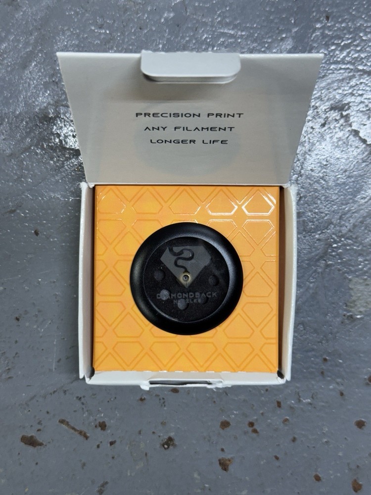 Diamondback Nozzles – MK8 Compatible – Polycrystalline Solid Diamond Tip .6mm