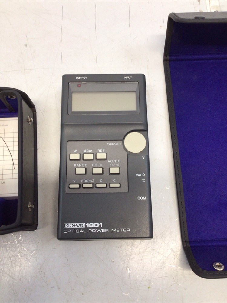 SOAR 1801 OPTICAL POWER METER WITH CASE