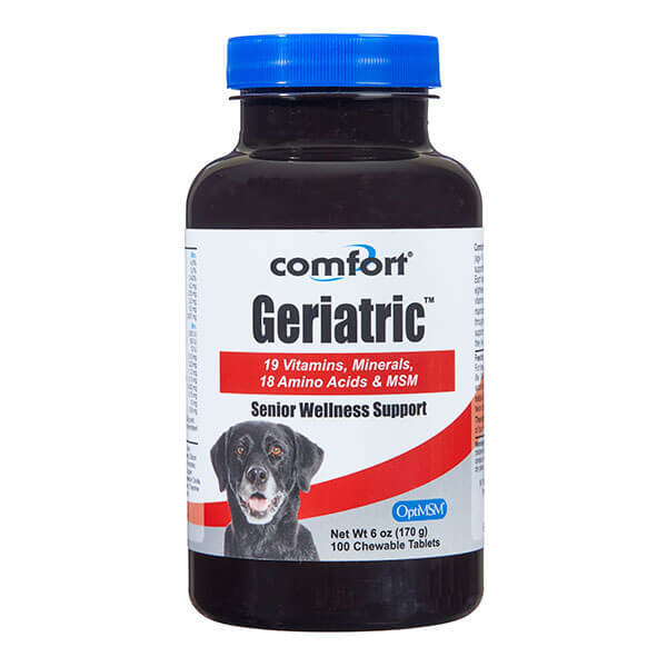 Geriatric Senior Wellness Support Chewable Tablets for Dogs