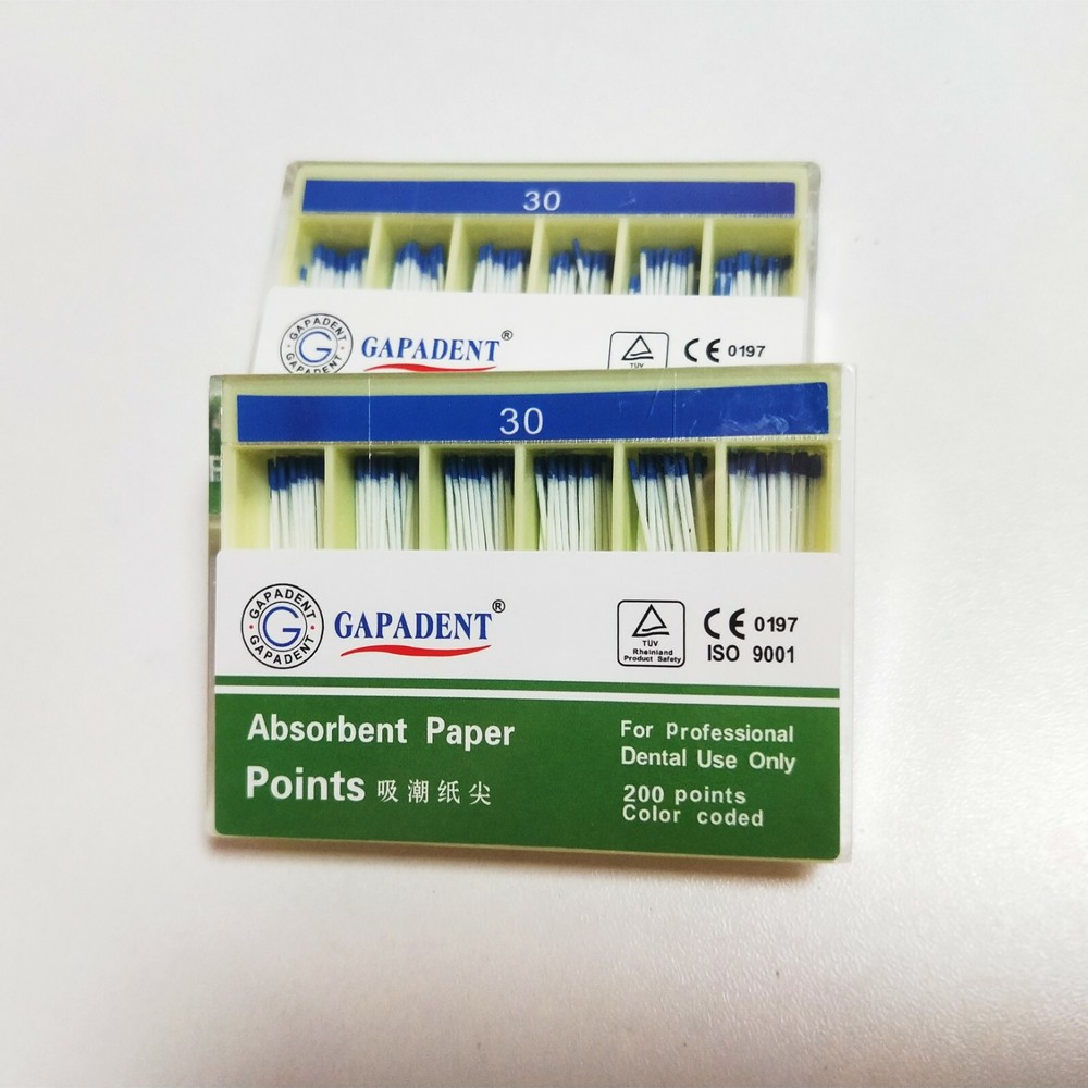 5 Packs Gutta Percha Absorbent Paper Points Root Canal Endo 200points/pack