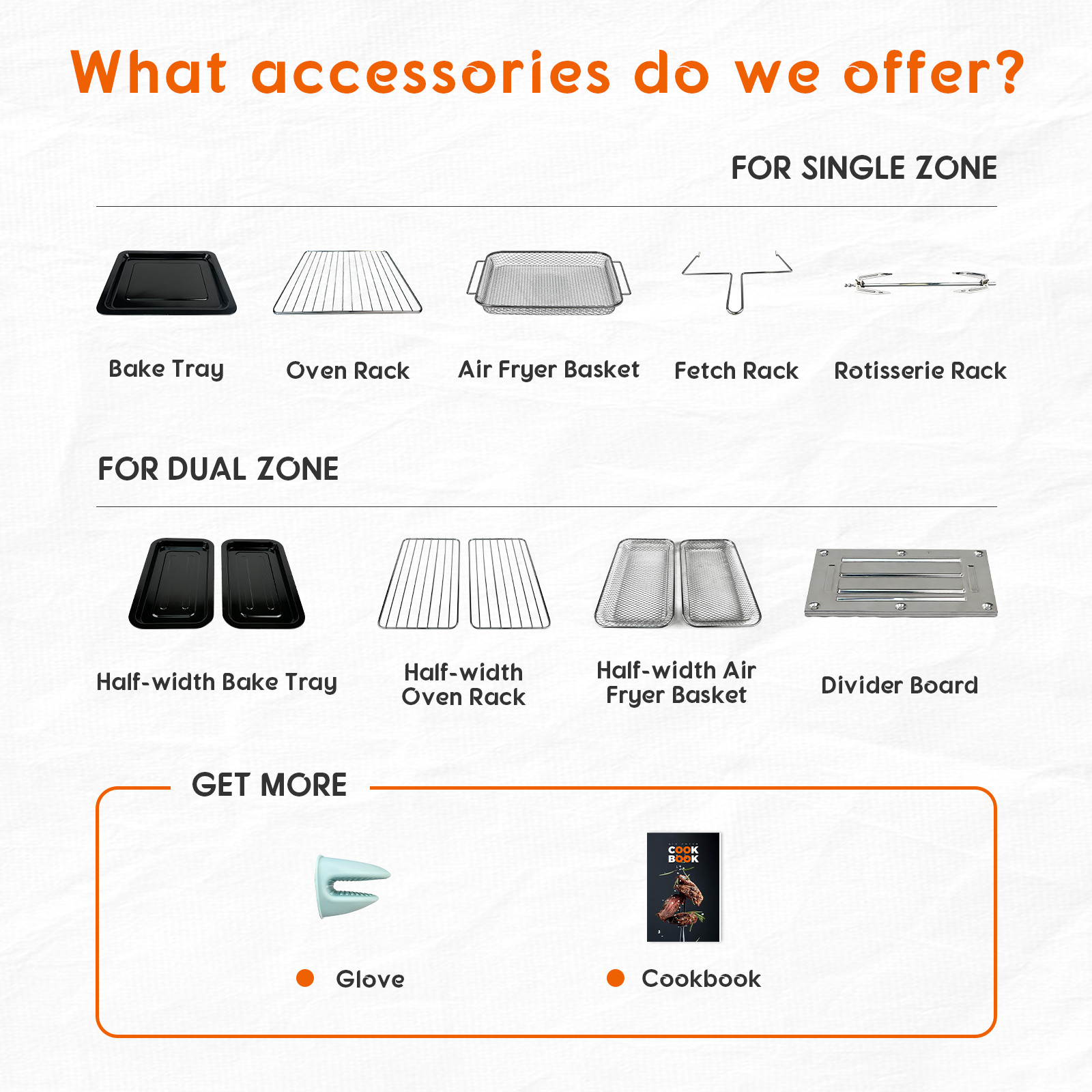 24QT Stainless Steel Dual Zone Air Fryer Oven with Rotisserie,Toaster Oven