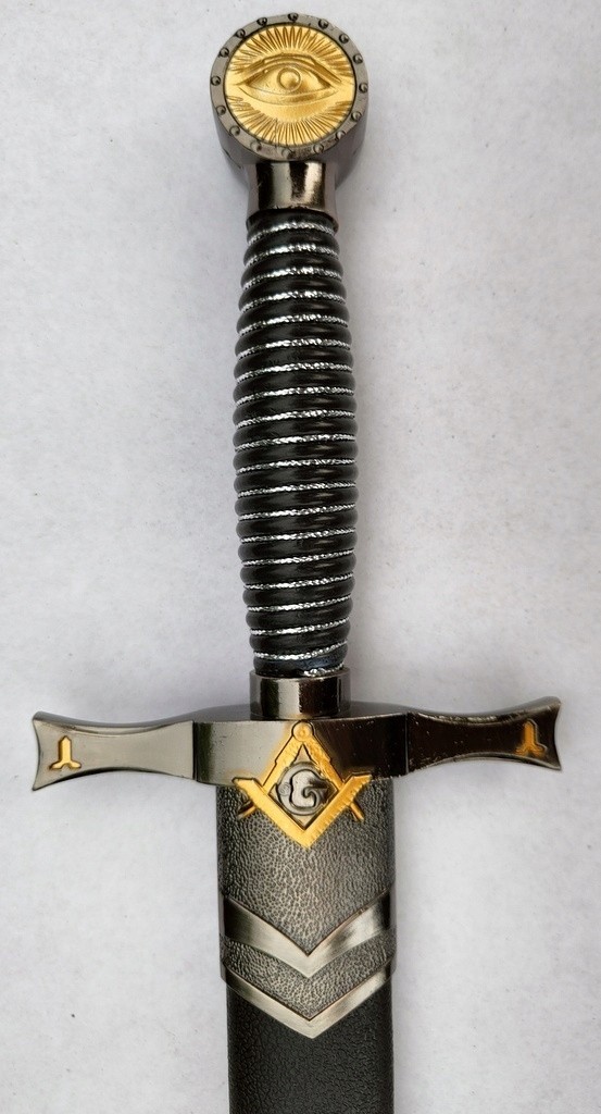 Masonic Decorative Dagger Symbolic Masonerry Collector’s Piece Blade Handle Gift