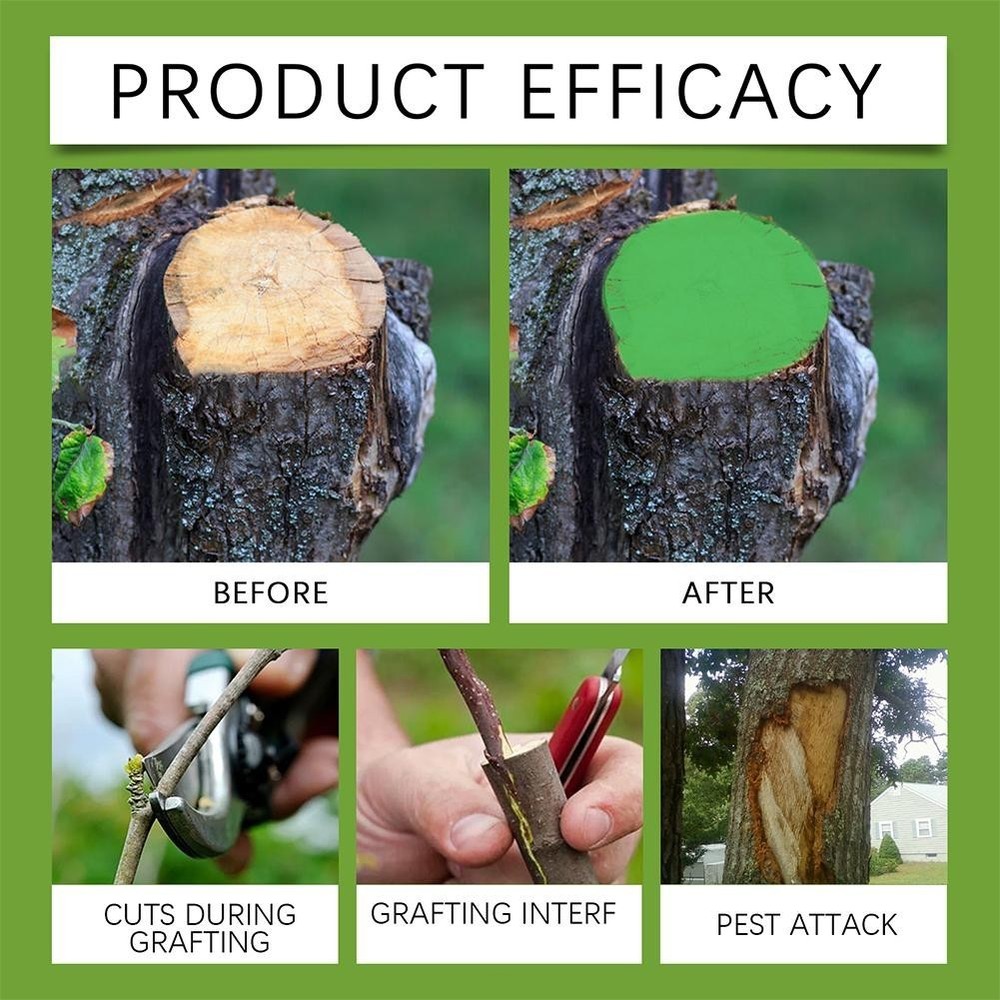 Tree Wound Healing Agent, Tree Wound Dressing Reduce External Damage ✲