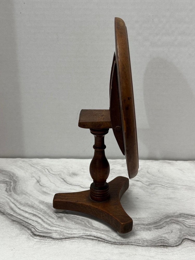Antique Apprentice Piece Salesman Sample Tilt Top Table Miniature