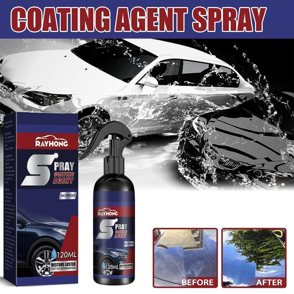 2× Multi-functional Coating Renewal Agent Quick Coating Spray High Protection US