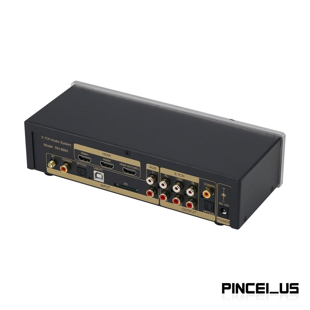 RH-899X DSD USB Flash Drive Audio Player HDMI Optical Coaxial 5.1CH DTS Decoder