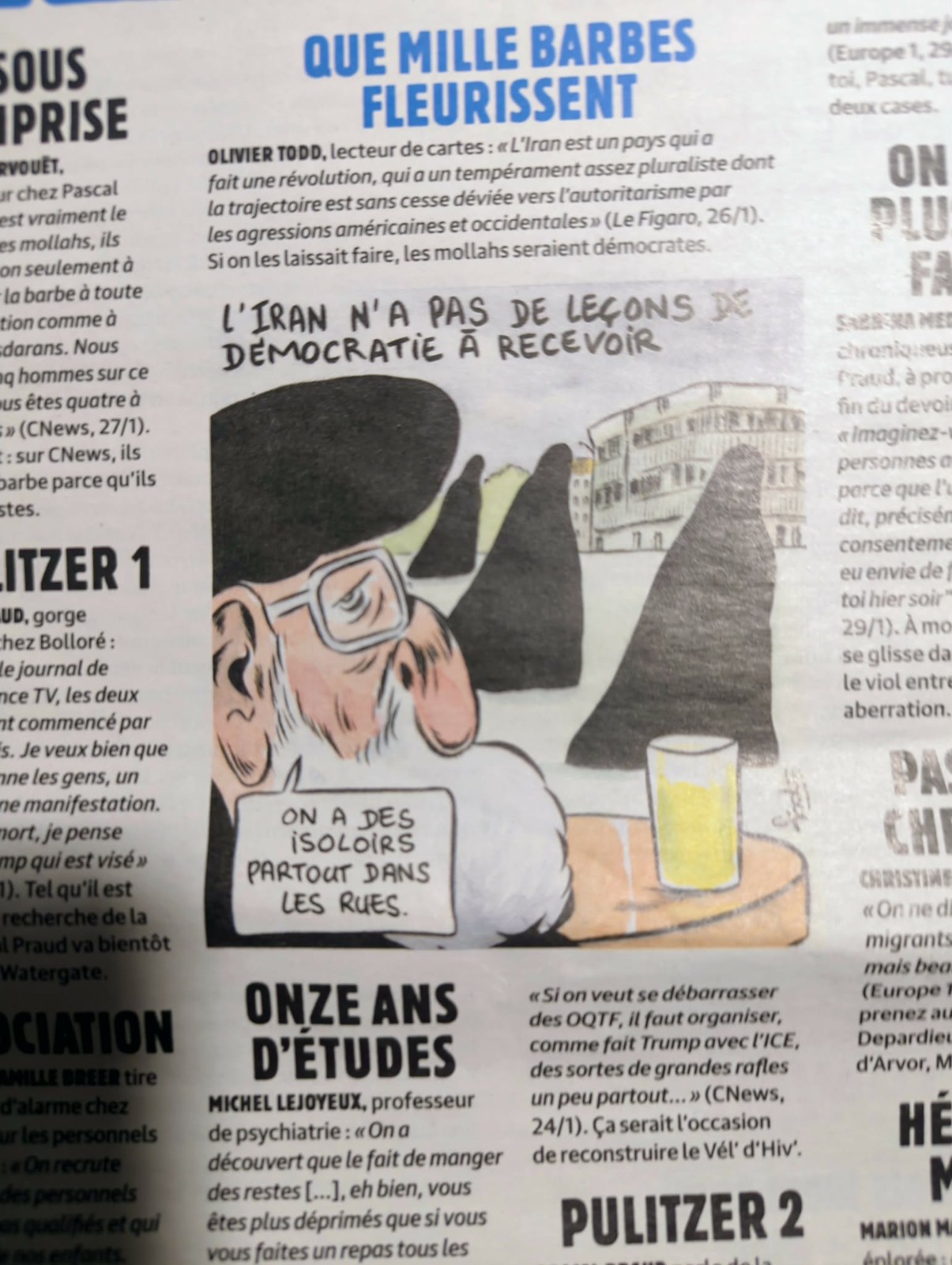 CHARLIE HEBDO N°1750 French Magazine Iran Mollah Khameni 02/04/2026