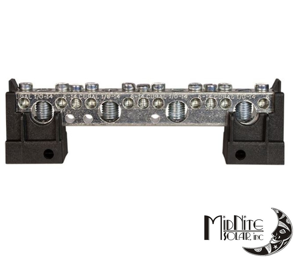 MIDNITE SOLAR MNTBBB TERMINAL BUSBAR BLACK