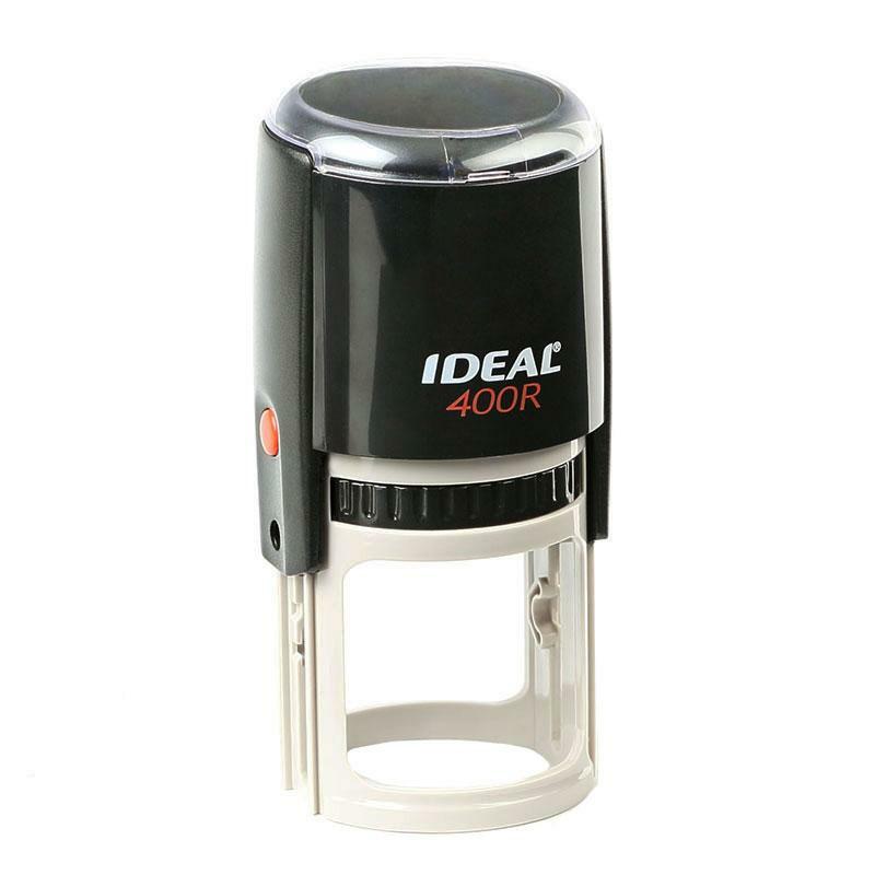 Customized Designer Round Self inkstamp with Monogramname with Return Address