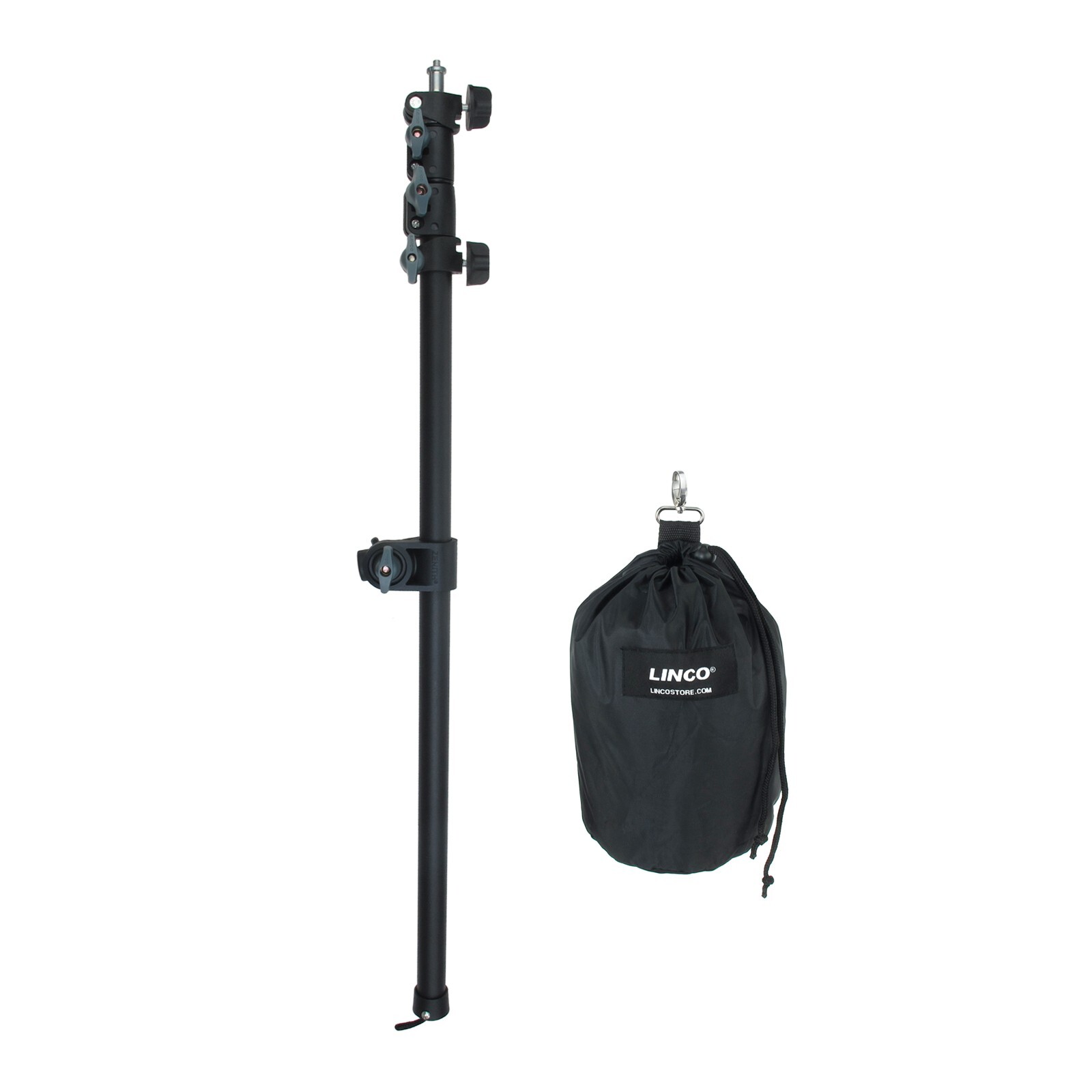LINCO Photography Video Studio Boom Arm with Reflector Holder and Counterweight