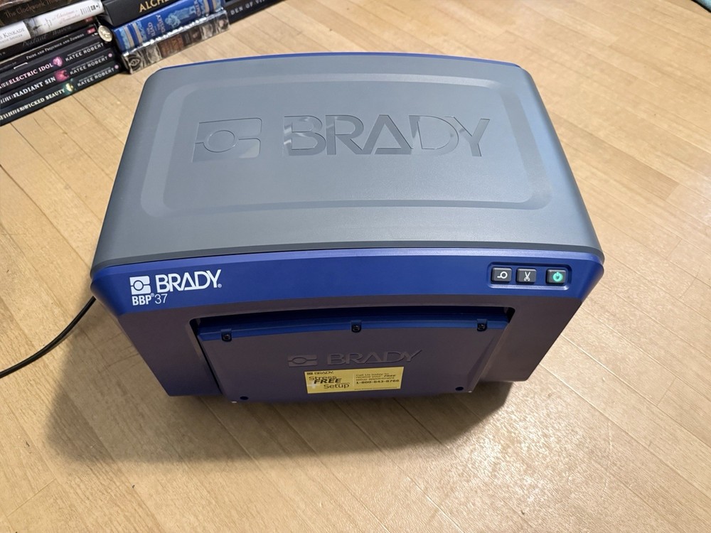 Brady BBP37 Thermal Label Printer with Power Cable