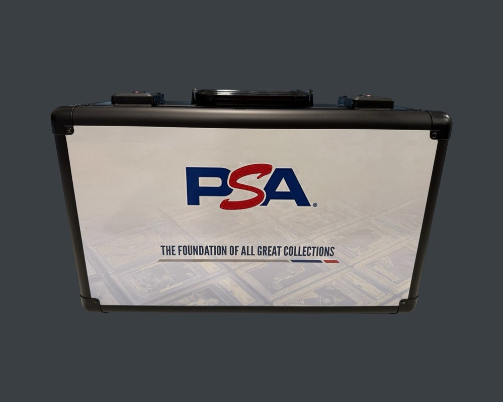 PSA Themed Graded Card Case Box PSA/BGS Slabs Storage  TSA Locks 4 Row