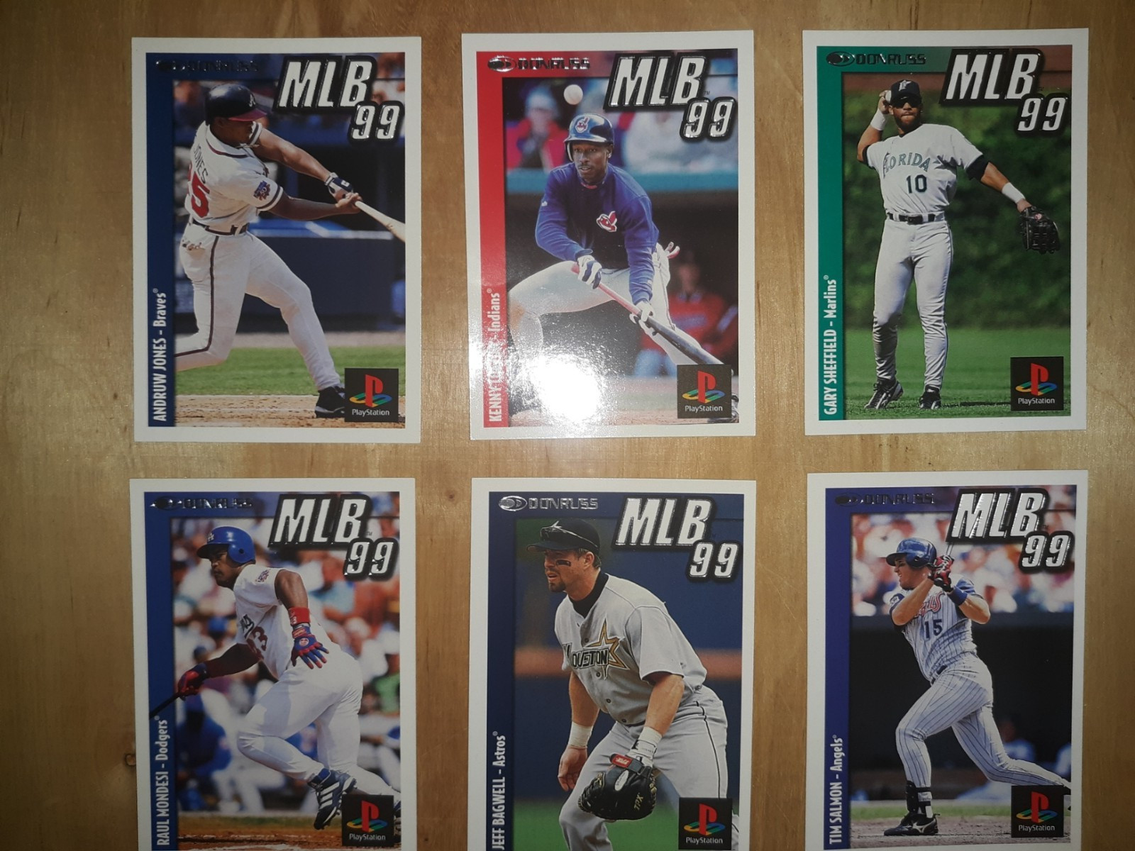 1998 Donruss Baseball MBL 99 Complete 20 Card Play Station Insert Set