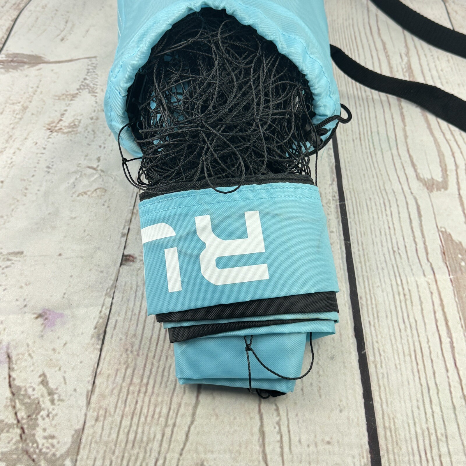 6x4 ft Portable Kids Soccer Goal Sky Blue for Backyard Practice with Carry Bag