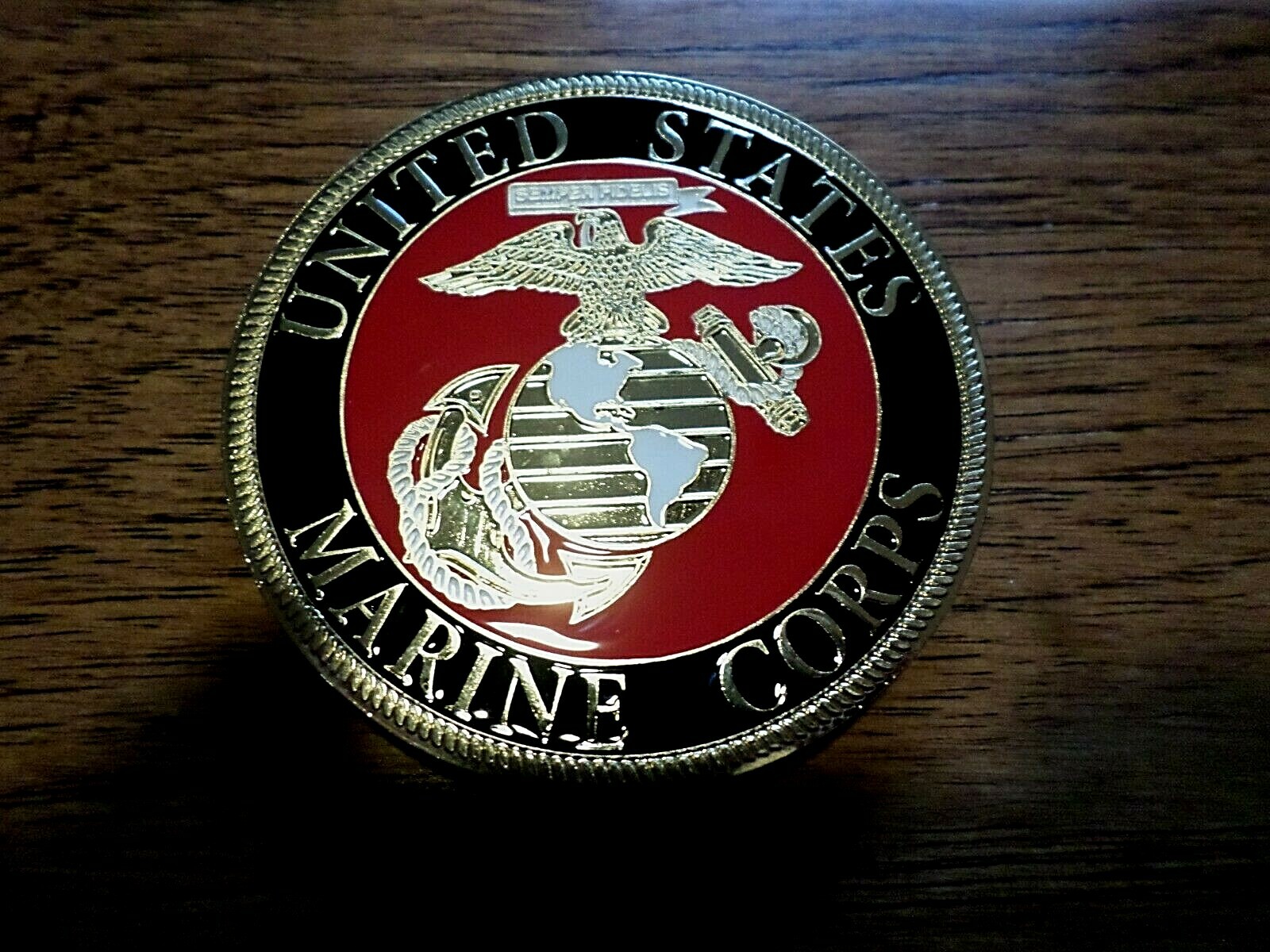 U.S MARINE CORPS EGA USMC AUTOMOBILE GRILL MEDALLION AUTO HOME EMBLEM BADGE