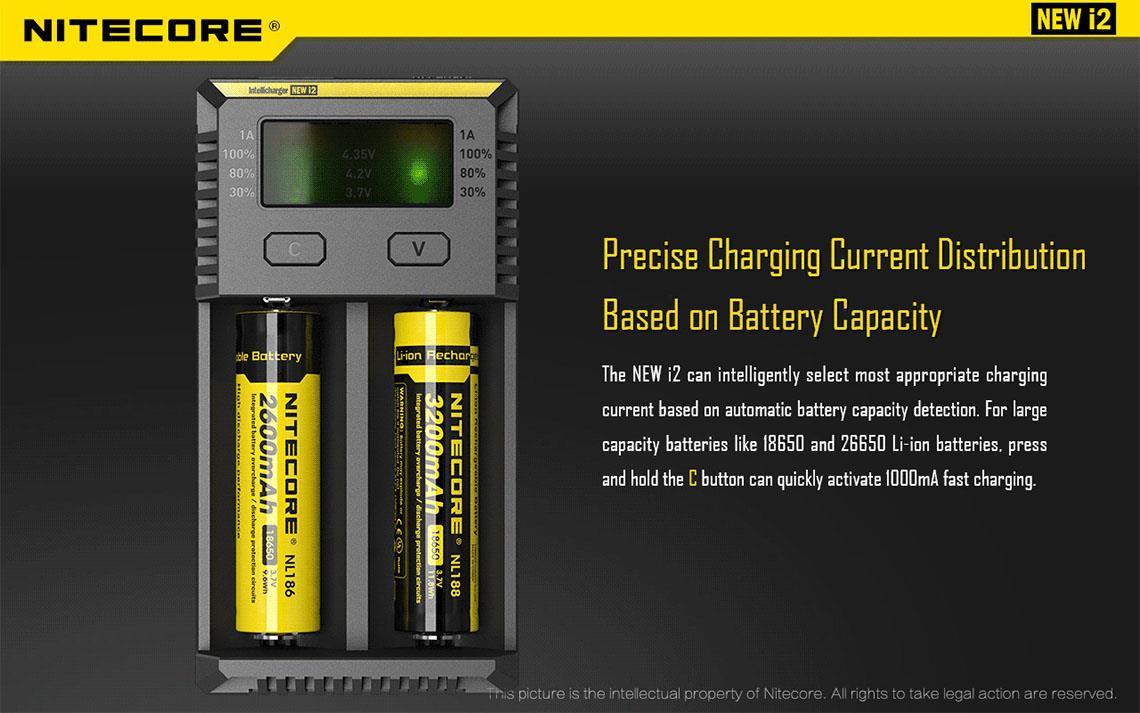Nitecore i2 2016 Intellicharger Charger for 16340 RCR123A 14500 and more