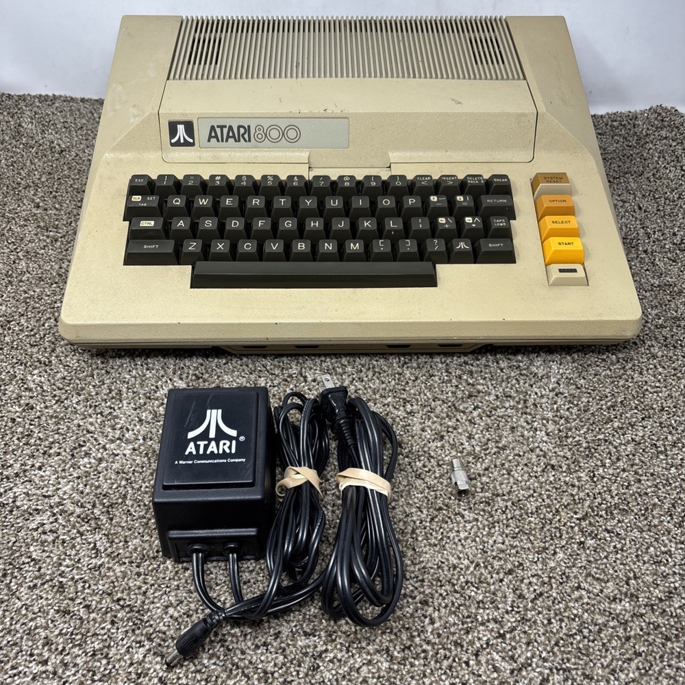 Atari 800 8-bit Computer System Fully Tested Great Condition 48k READ