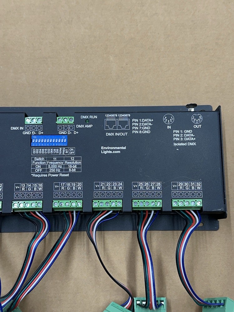 32 Channel Lighting Decoder Dmx-32-5000-3a Environmental Lights