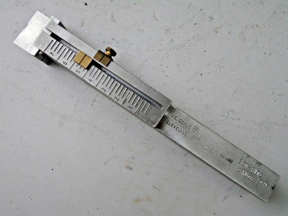 J.E. Doyle Co. Machinist Set-Rite Gauge