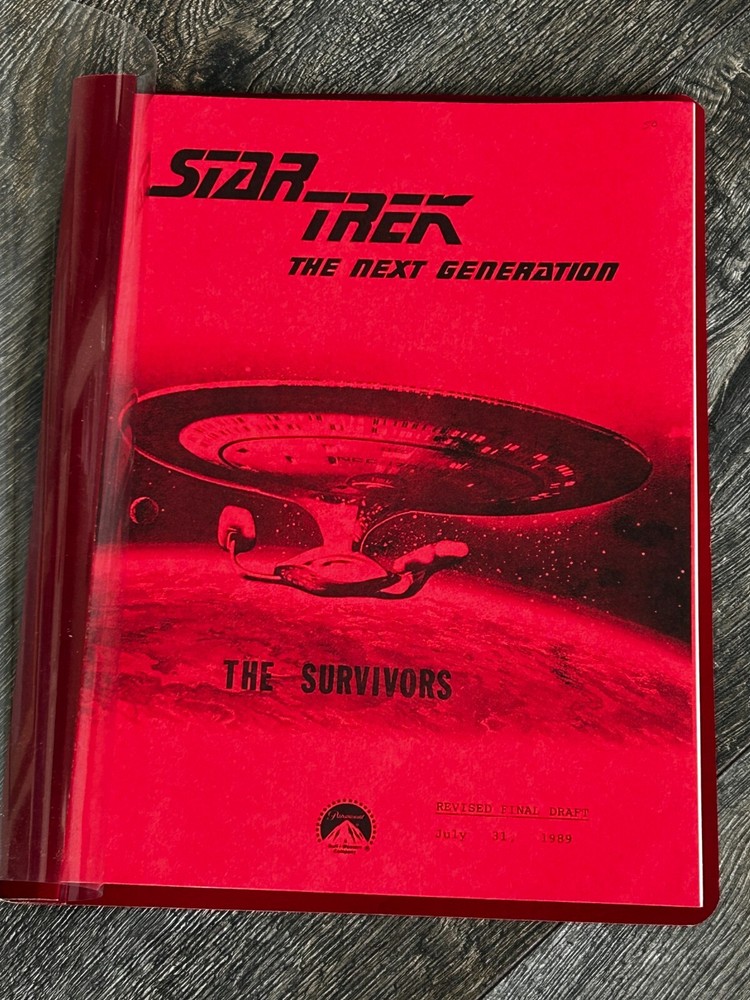 STAR TREK Script The Next Generation The Survivors Revised Final Draft July 1989