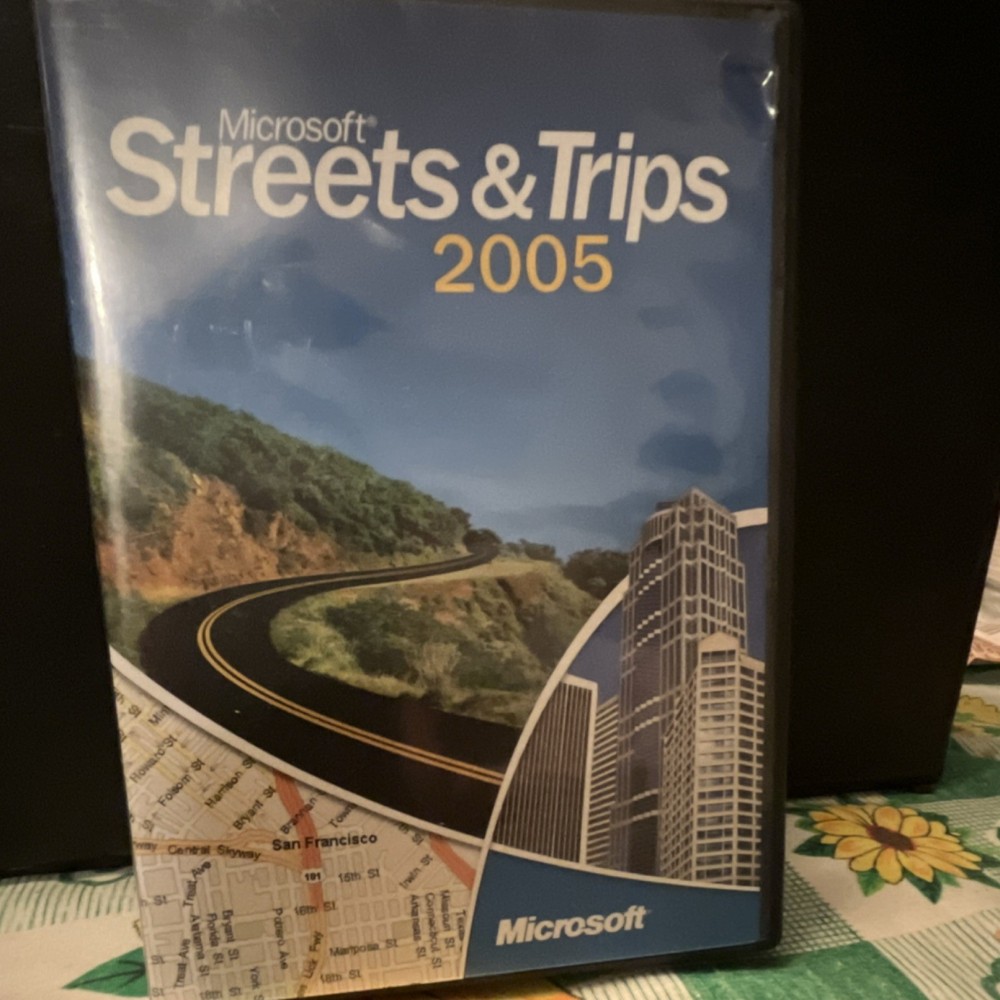 Microsoft Streets & Trips 2005 GPS Mapping & Trip Planning Software