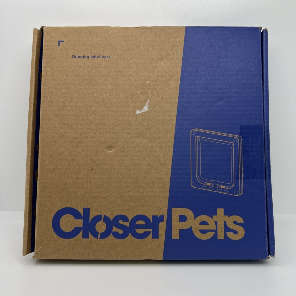 Open Box Cat Mate Lockable Cat Flap WHITE (304W)