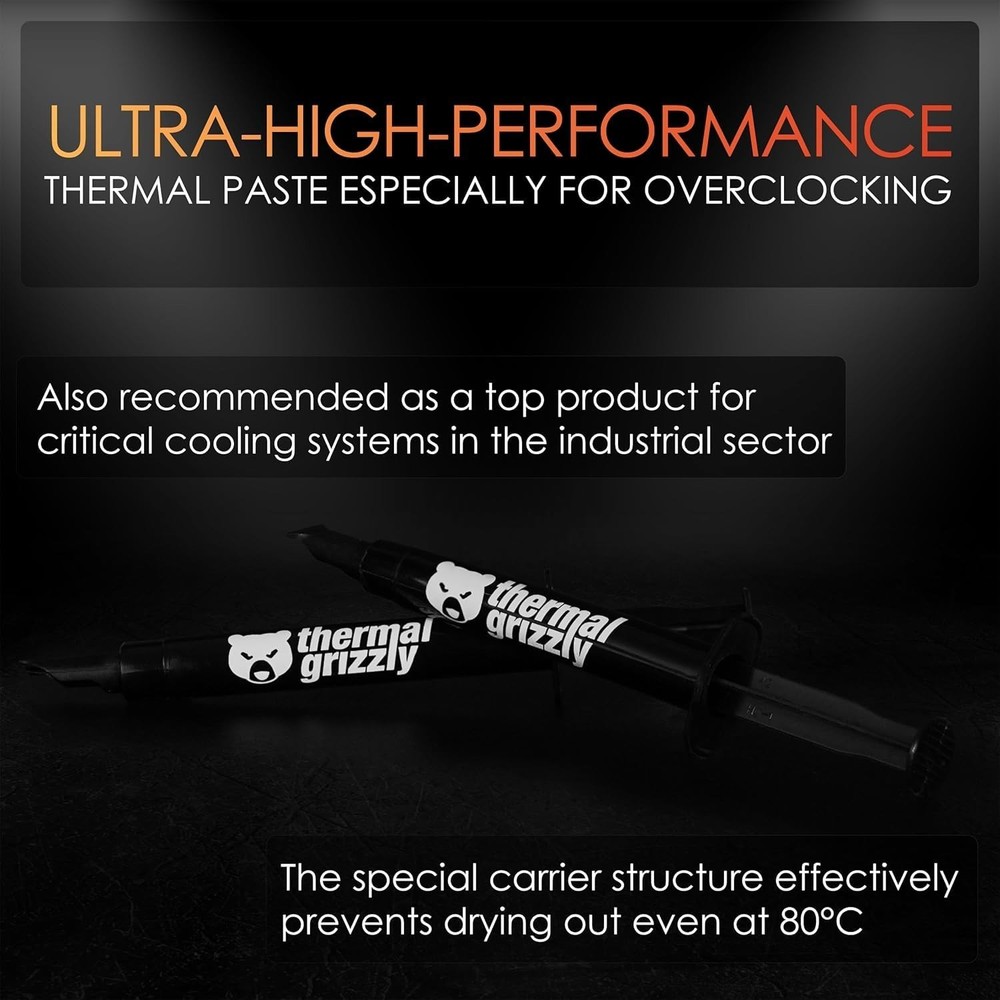 Thermal Grizzly Kryonaut - 1g High Performance Paste for CPU/GPU/PS5