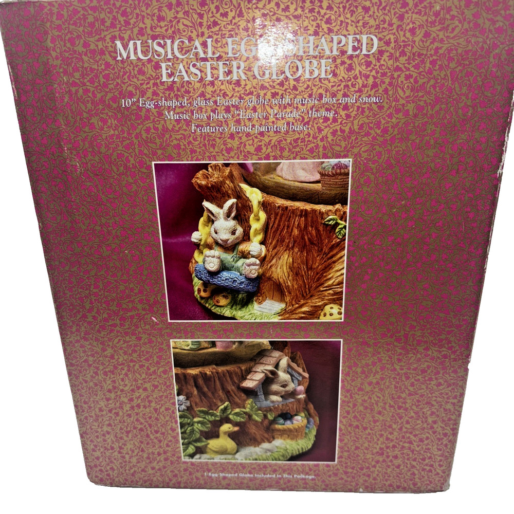 Easter Celebrations Musical Egg Shaped Globe