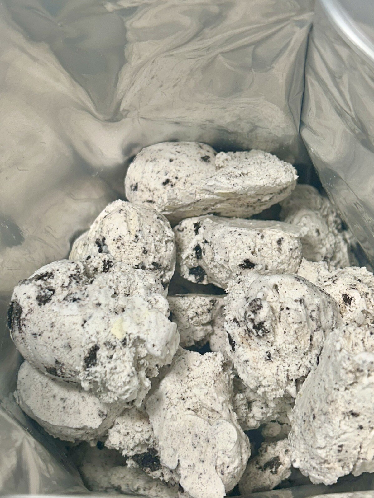 Freeze Dried Ice Cream Scoops Cookies and Creme *Pick Size* Made Fresh To Order