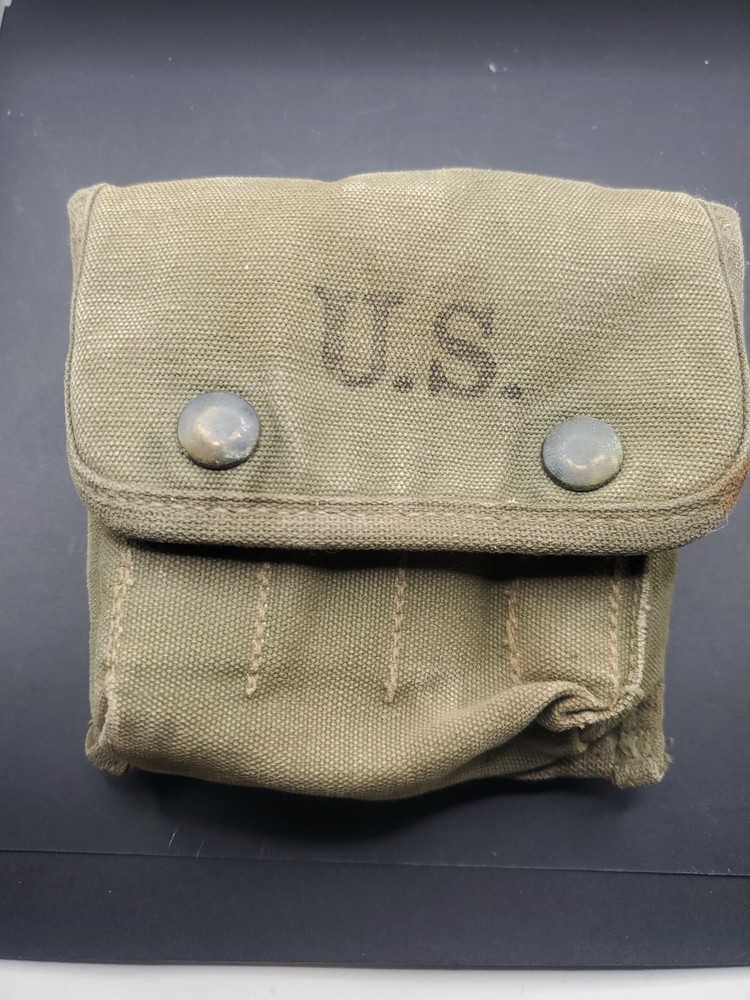 ORIGINAL WWII US ARMY INFANTRY M1944 JUNGLE FIRST AID KIT CARRY POUCH-BOYT,1944