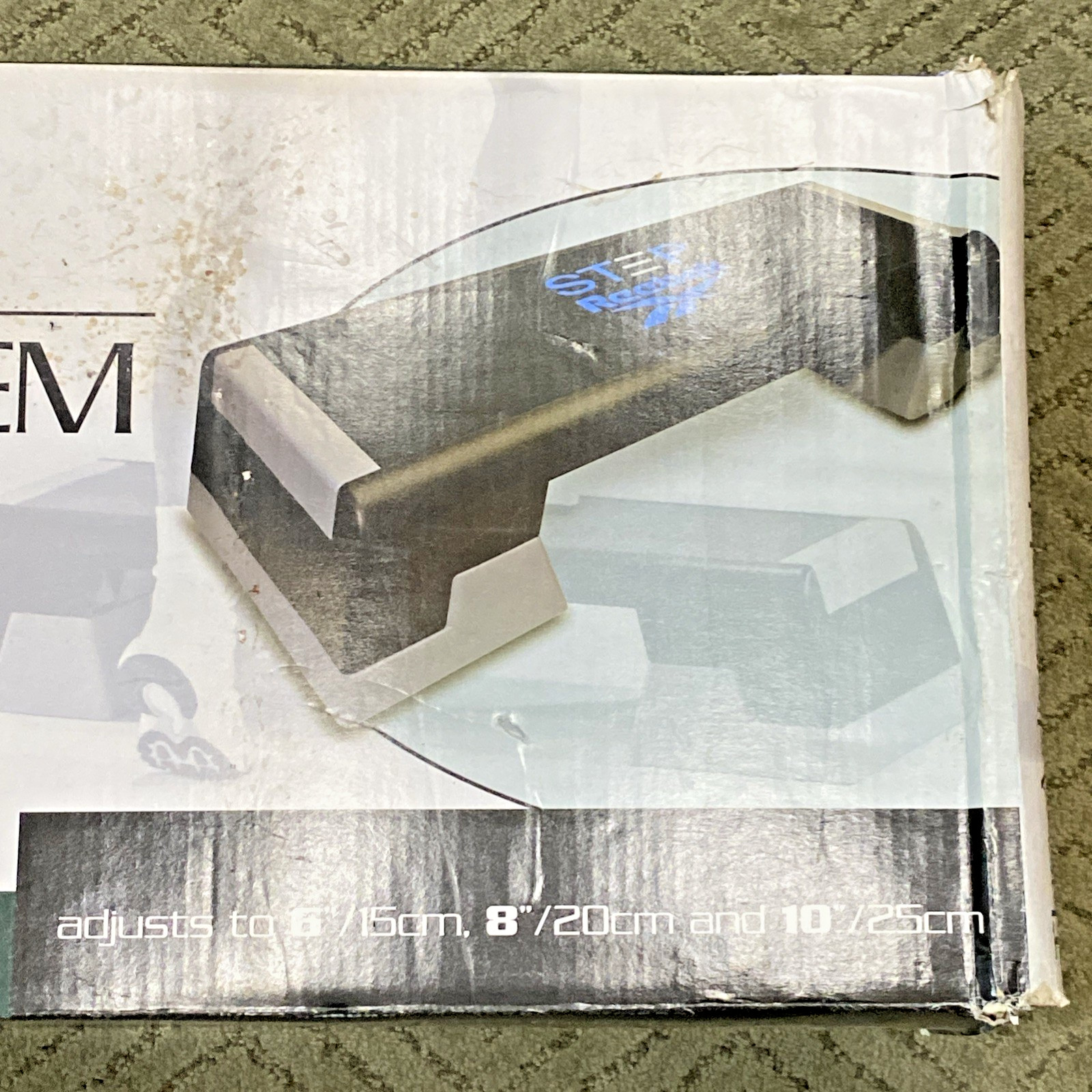 ORIGINAL REEBOK AEROBIC EXERCISE STEP PLATFORM WITH 6", 8" AND 12" RISER NICE