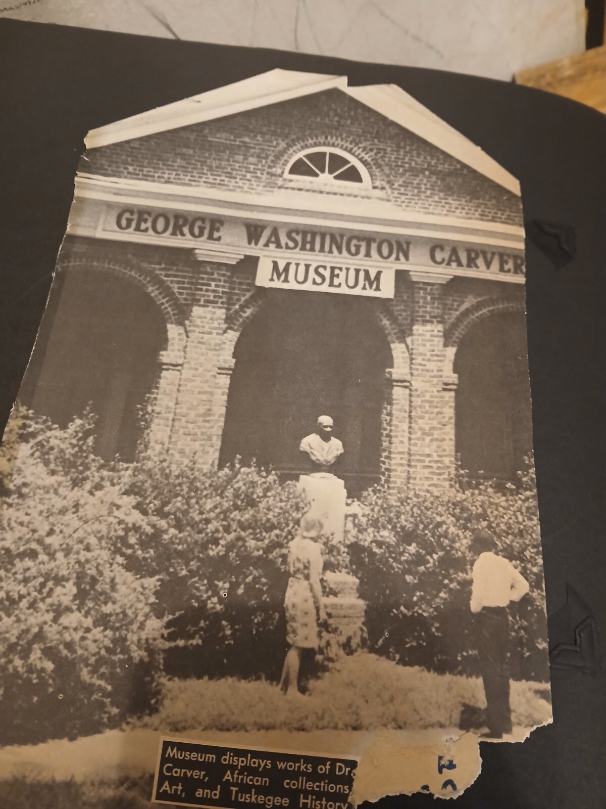 hbcu college* Rare Tuskegee Institute * SCRAPBOOK TUSKEGEE ALABAMA