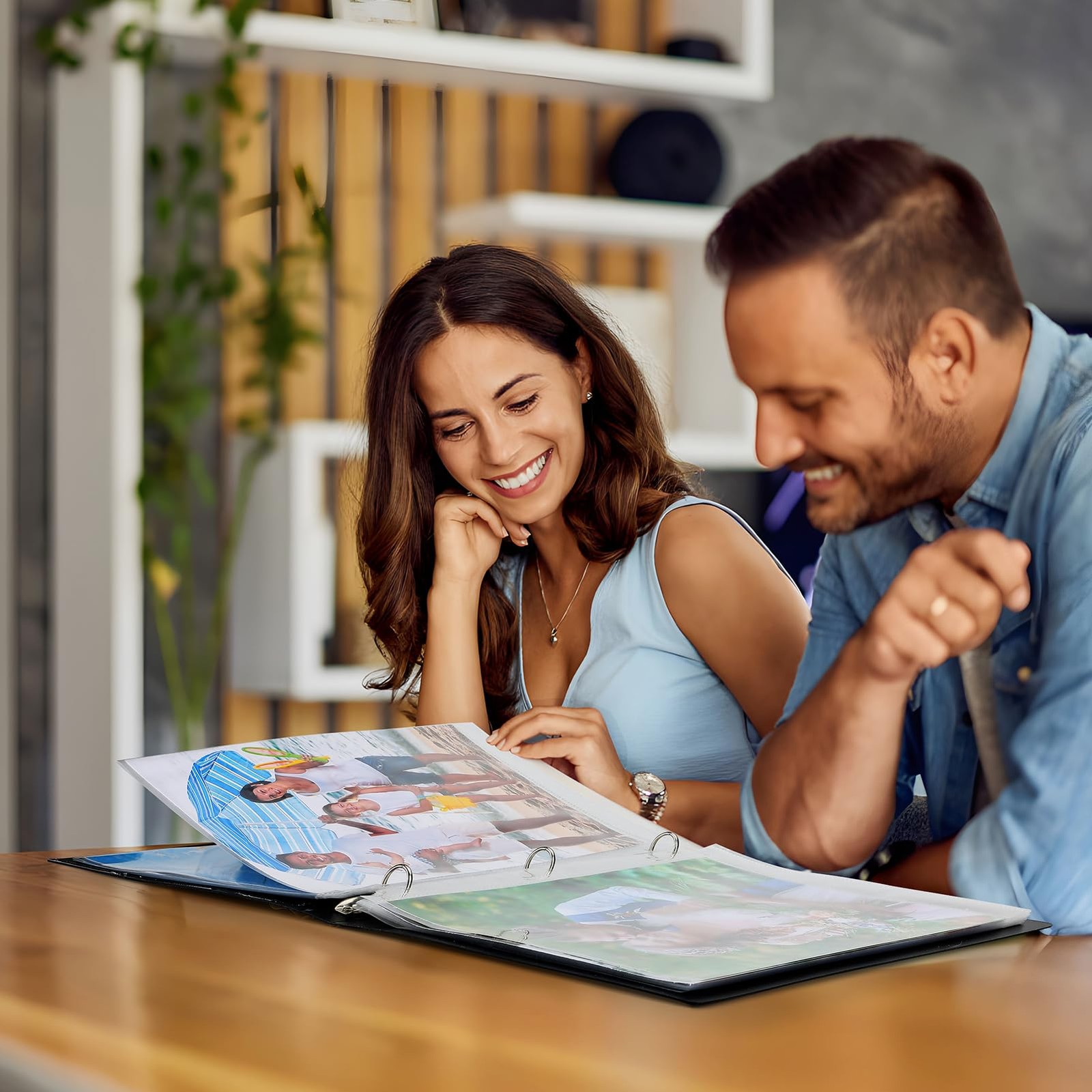 30 Pack 8x10 Photo Sleeves for 3 Ring Binder (60 Pictures), Heavy-Duty Archiv...