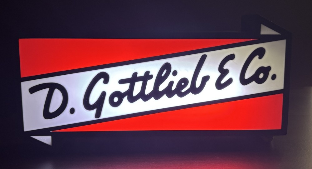 Gottlieb Lighted Sign