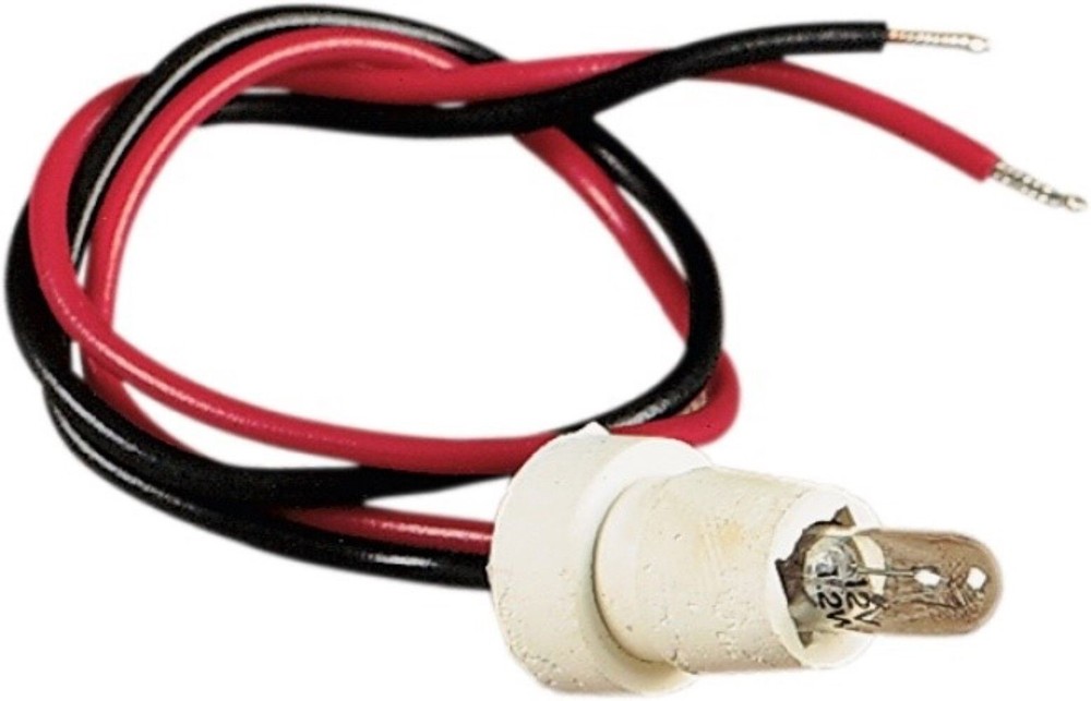 Replacement Rubber Push-in Socket/Bulb Assembly for Harley Early or late Style