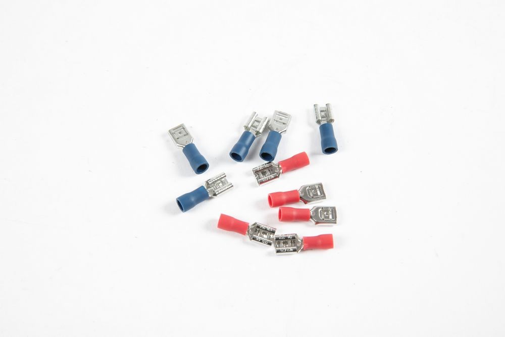10 Piece Female String Terminals + 10 START Terminal Covers