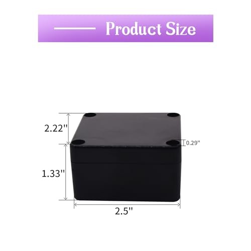 3Pack Plastic Project Box, IP65 Waterproof Junction Box, ABS Electronic Power