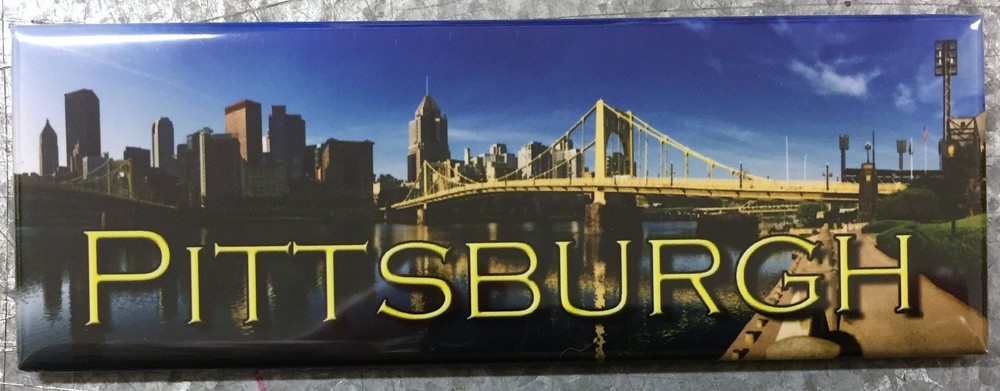 Pittsburgh Skyline Fridge Magnet
