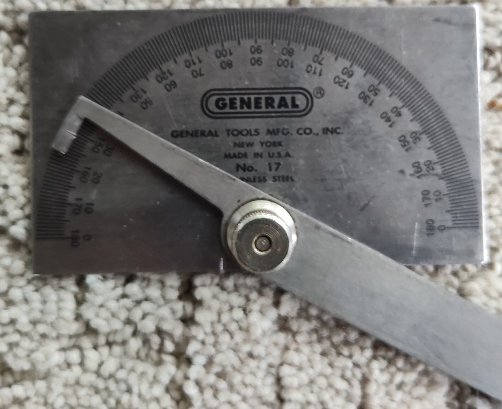 GENERAL MACHINIST'S PROTRACTOR