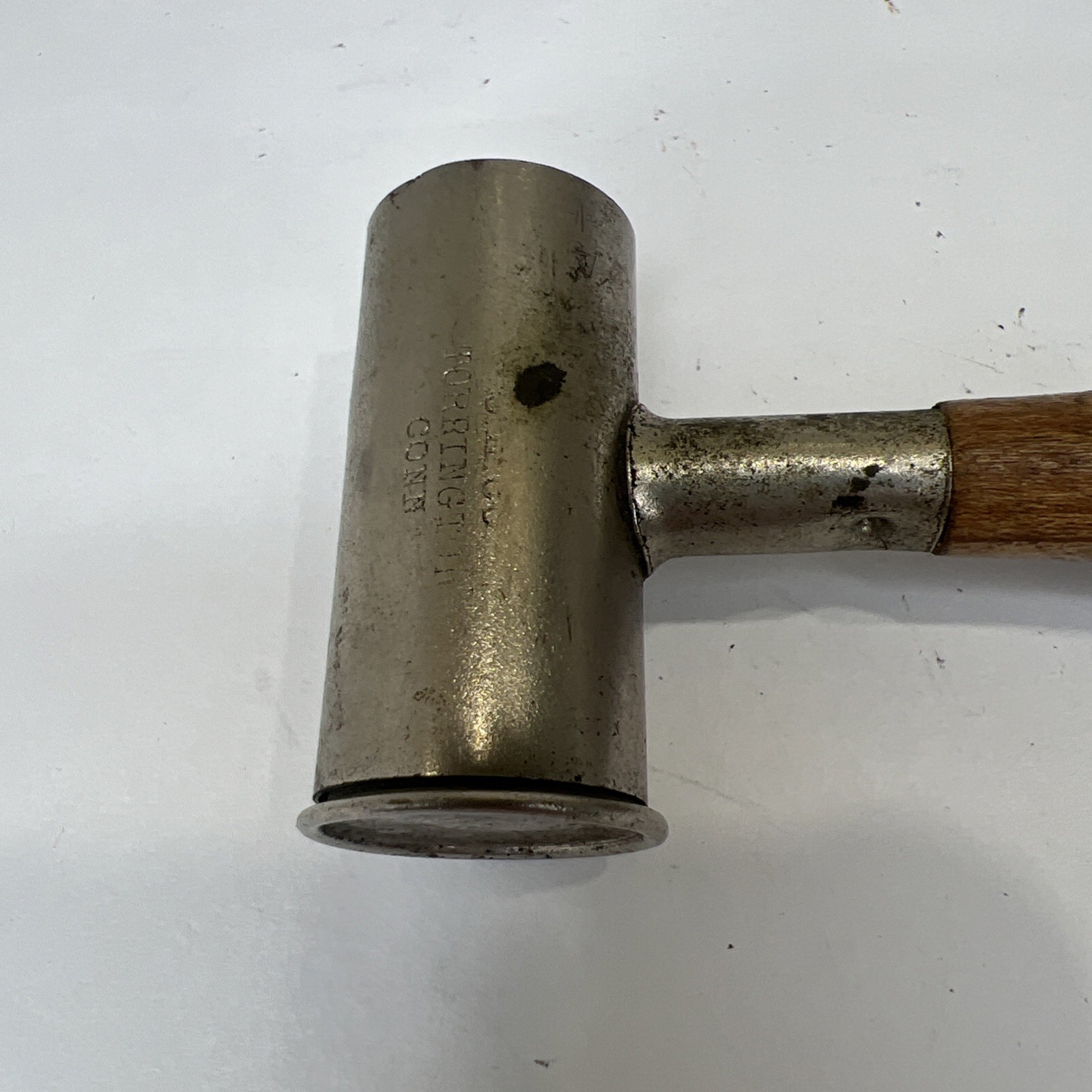 U.H. Co. Torrington Conn. Wood Adjustable Powder Drams Shot Oz Measure Vintage